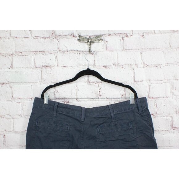 LL Bean Comfort Stretch Chino 8" Inseam Shorts Navy Blue Size 38 W - Picture 4 of 10